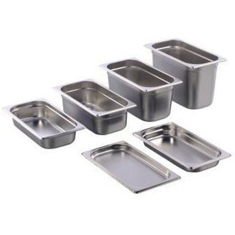 Stainless steel gastronorm container GN 1/3 200mm 8.1 litres