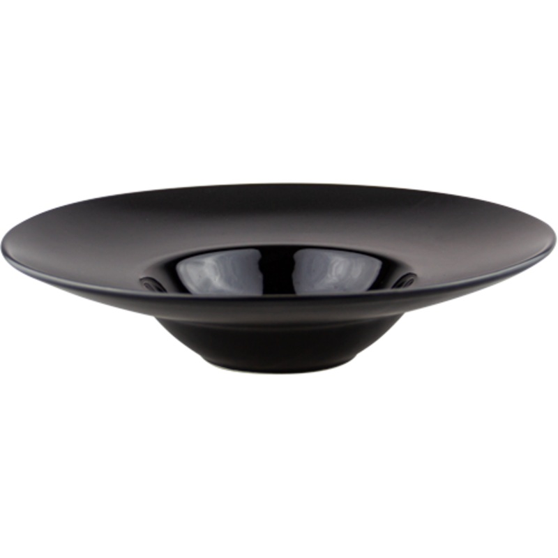 Vision black gourmet plate 30cm