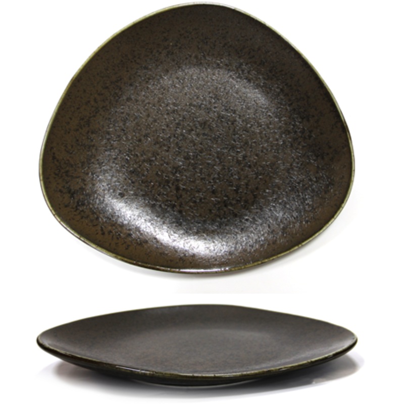 Antique black plate 30cm