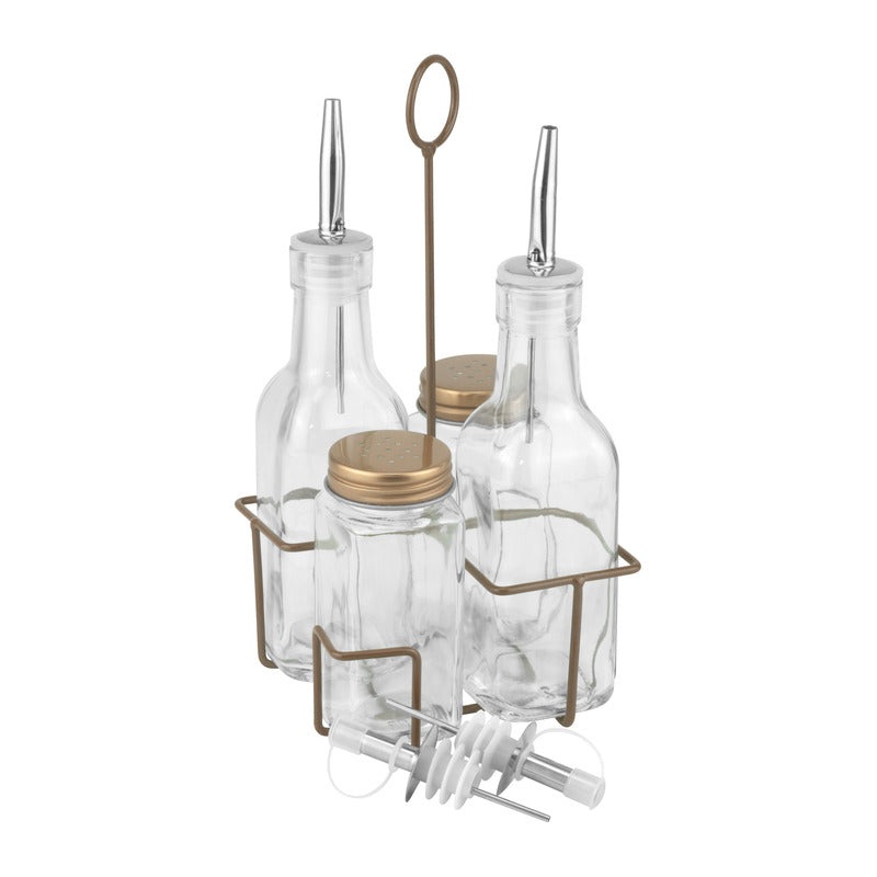 Basics condiment set "Bronze" 4pcs