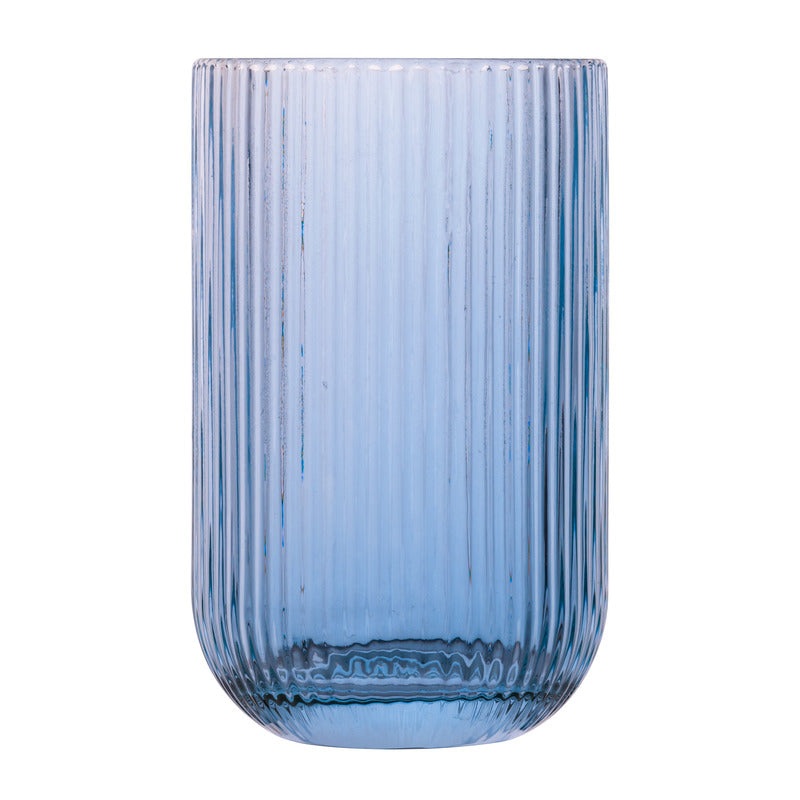Bloom beverage glass 410ml blue