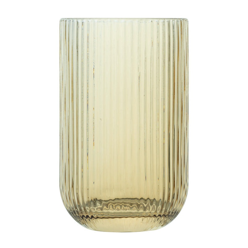 Bloom beverage glass 410ml yellow