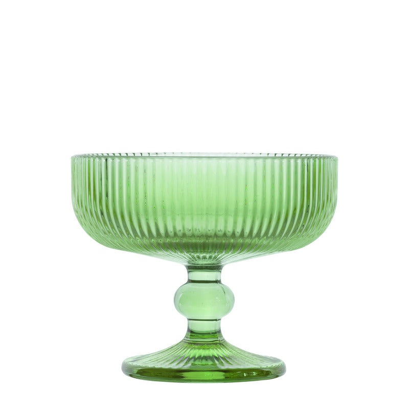 Bloom dessert glass 280ml green