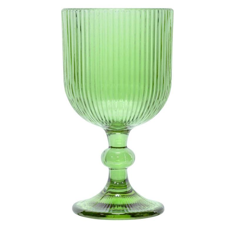 Bloom red wine glass 350ml green