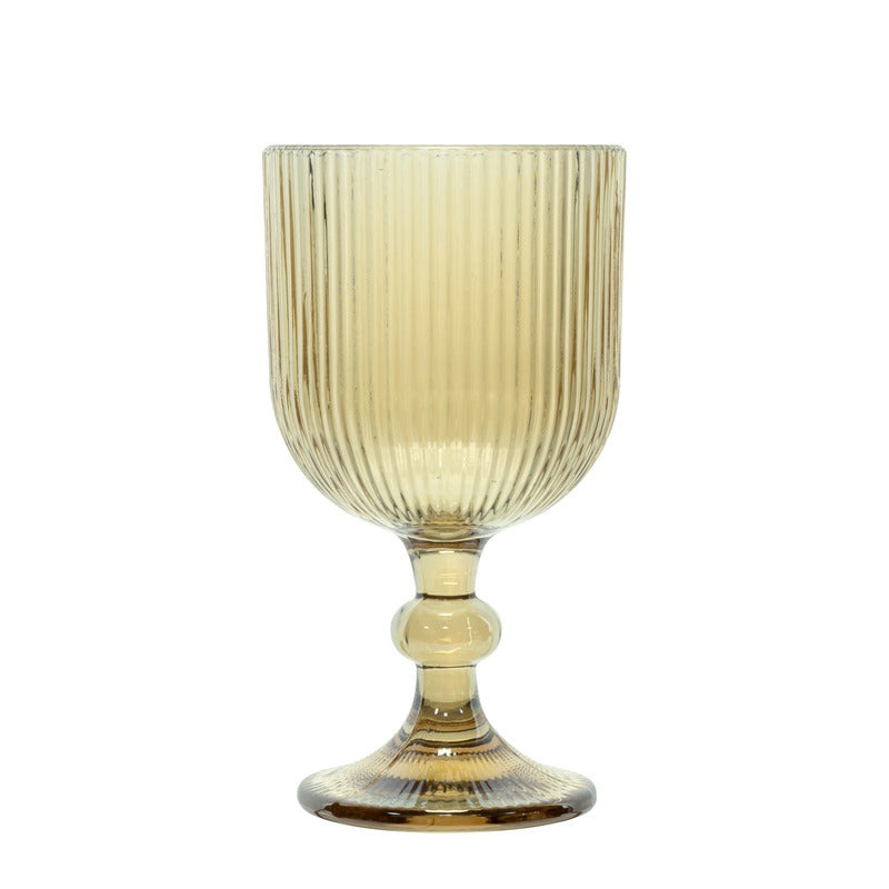 Bloom white wine glass 250ml yellow