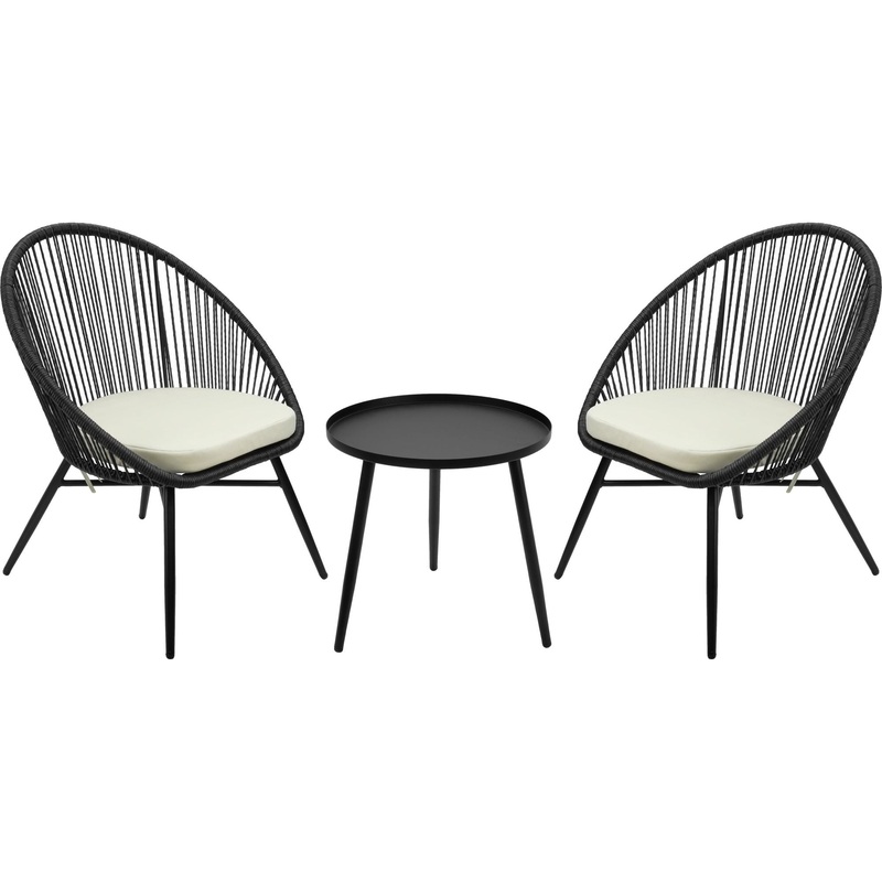Outdoor set with 3 pieces "Napa" 2 armchairs + 1 table