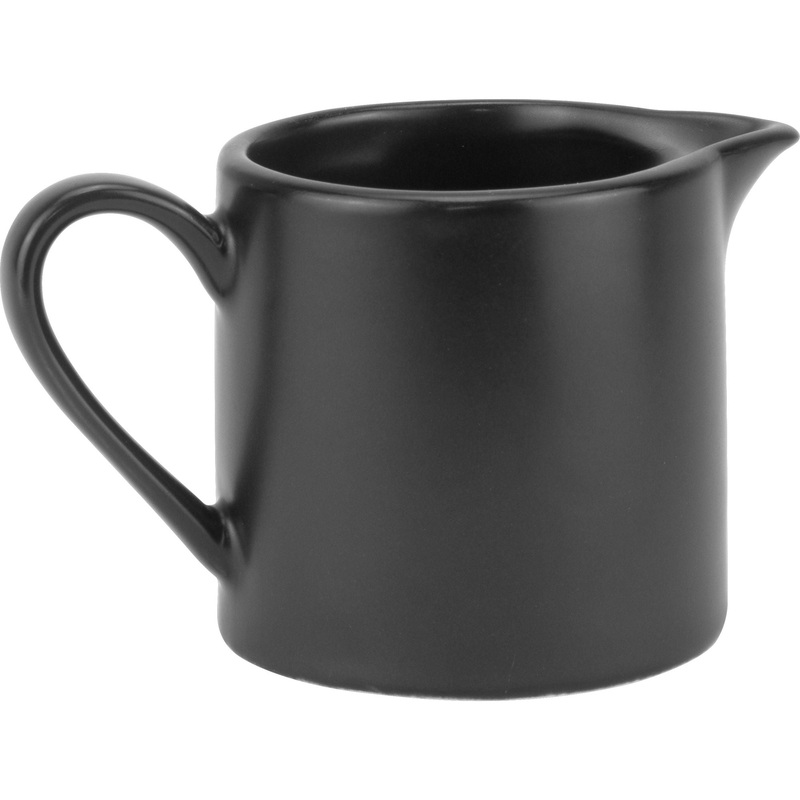 Vision black creamer with handle 90ml