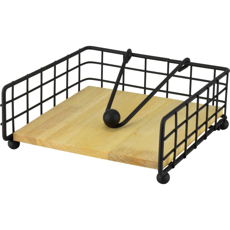 Old School napkin holder 18x18cm