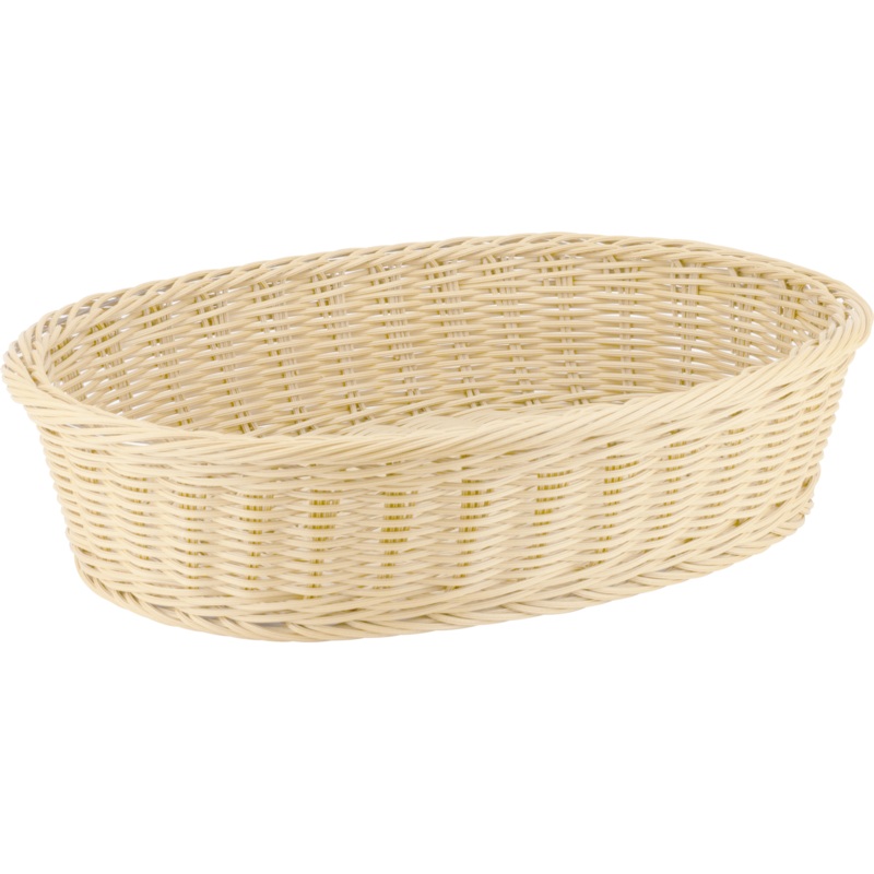 Oval waterproof bread basket natural 41cm