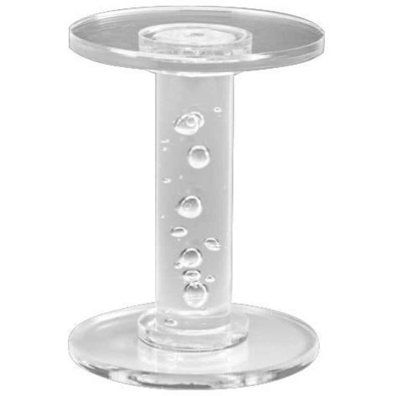 Round acrylic platter stand 12cm