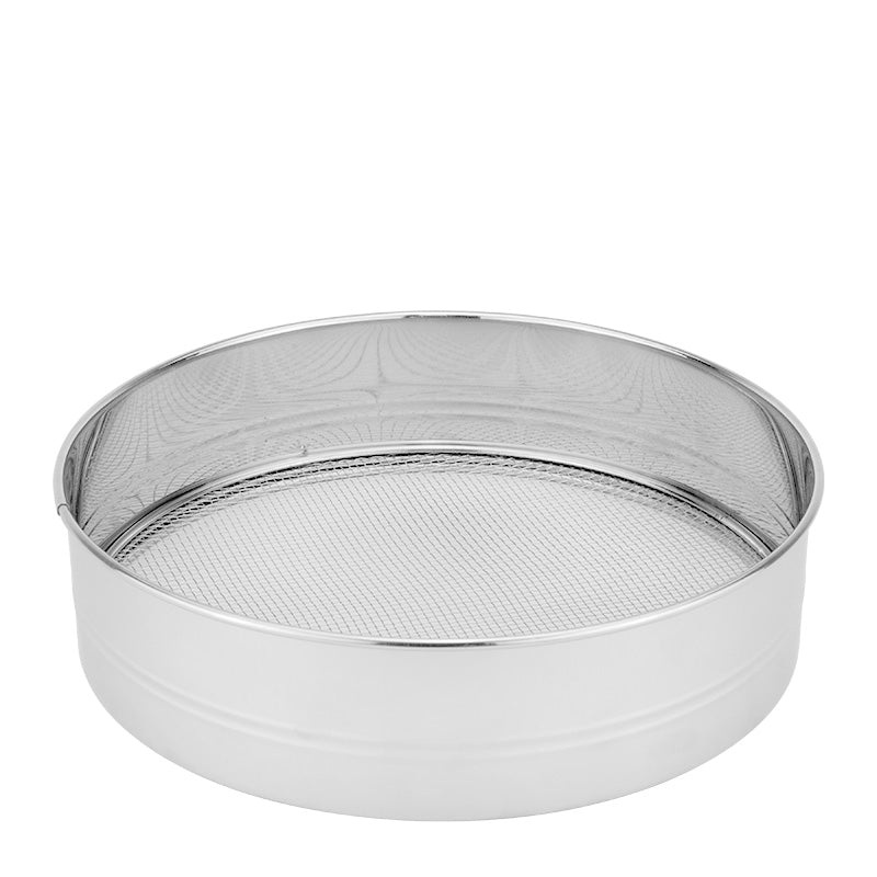 Sieve with 4 interchangeable mesh sieves 25cm
