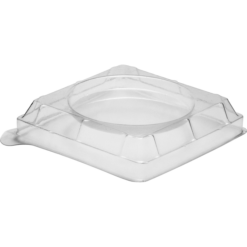 Square lid for disposable container 5.9x5.9cm