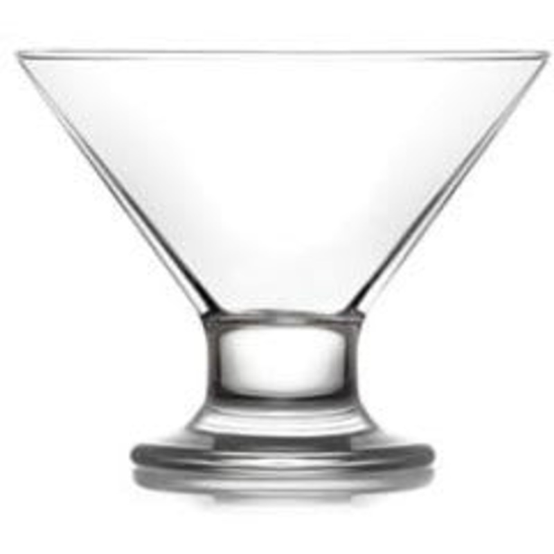 Glass ice cream cup 165ml