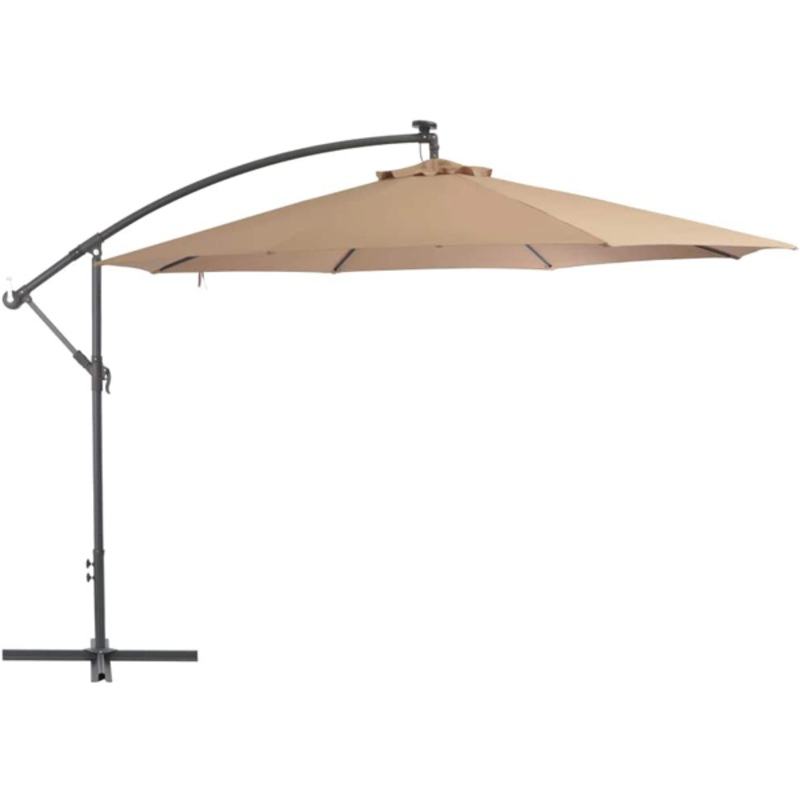 Offset umbrella beige 3m