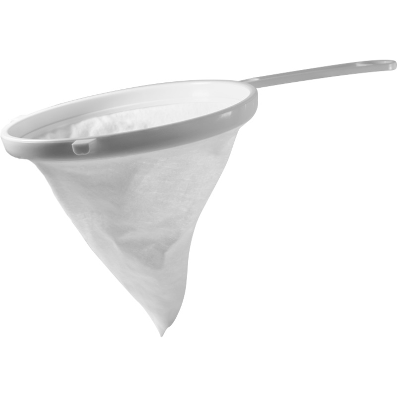 Plastic strainer with cotton net 20cm