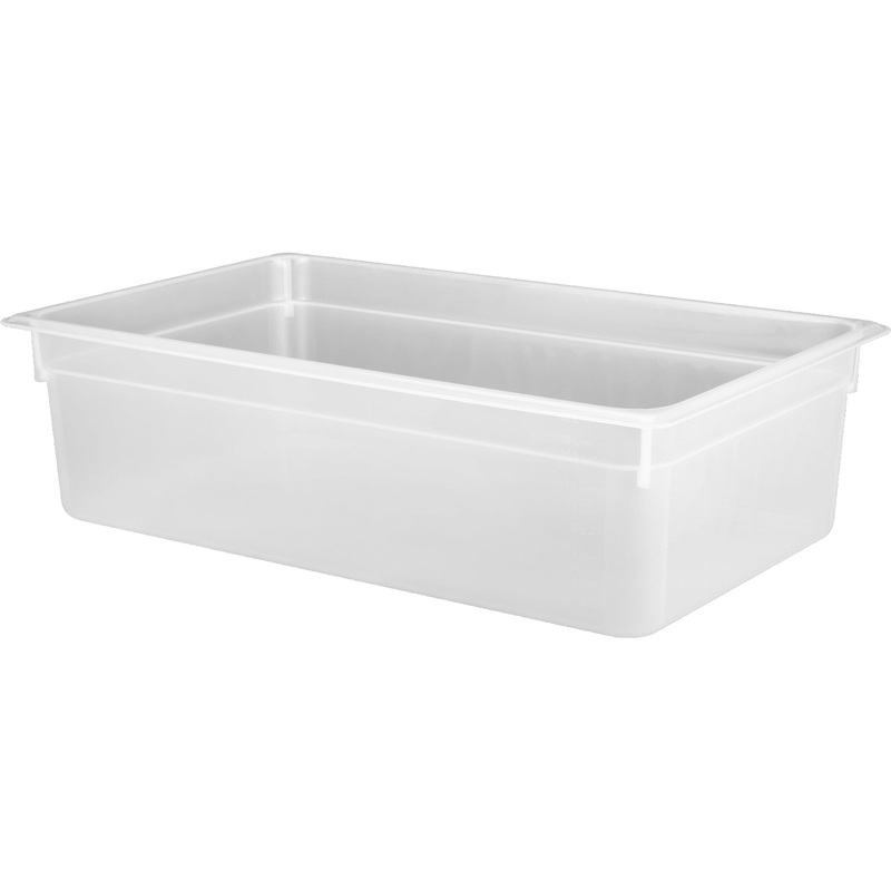 Polypropylene gastronorm storage container GN 1/1 150mm 19.5 litres