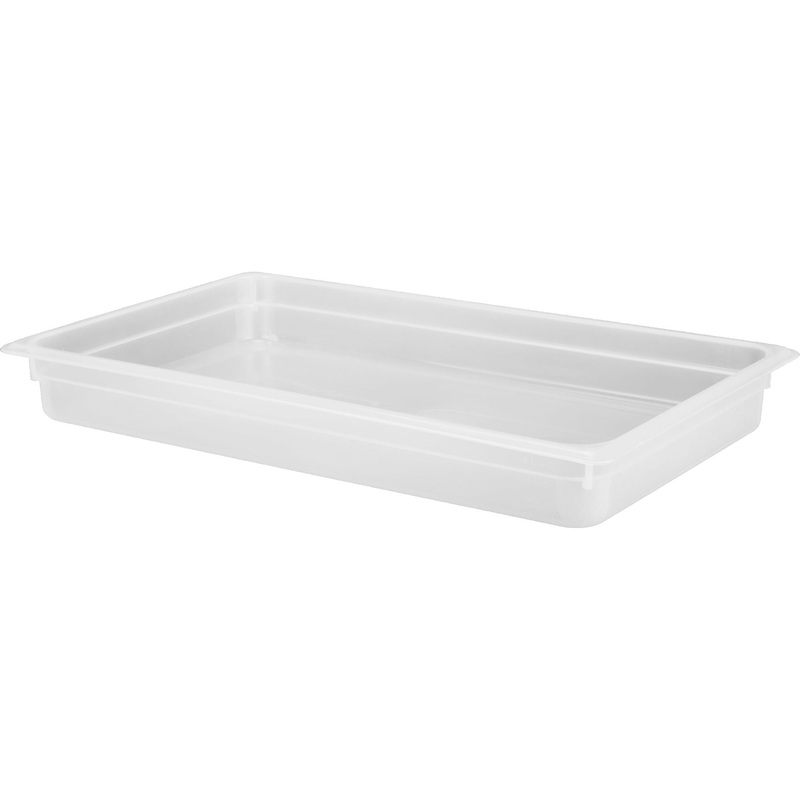 Polypropylene gastronorm storage container GN 1/1 65mm 8.5 litres