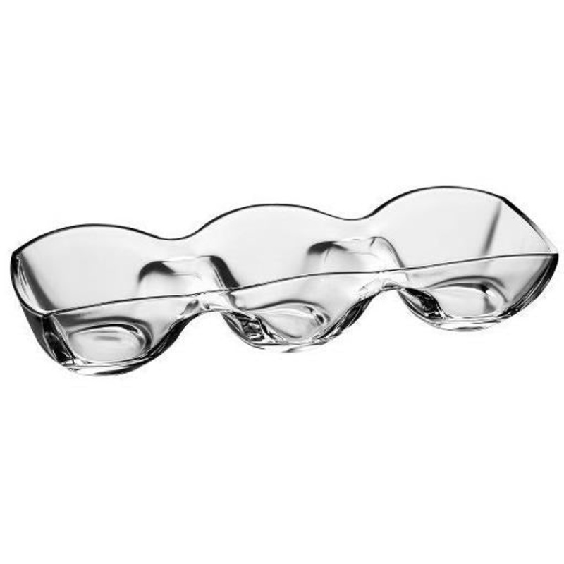 Set of three connected dessert bowls 39cm