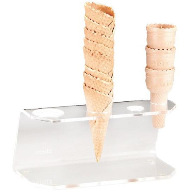 Acrylic ice cream cone stand 23x12cm