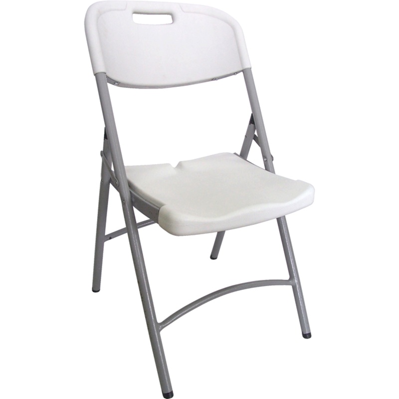 Folding white catering chair 45x50cm