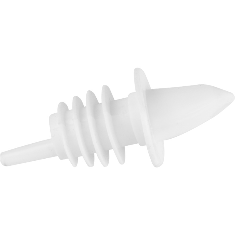 Free flow spirits pourer "Economy" white