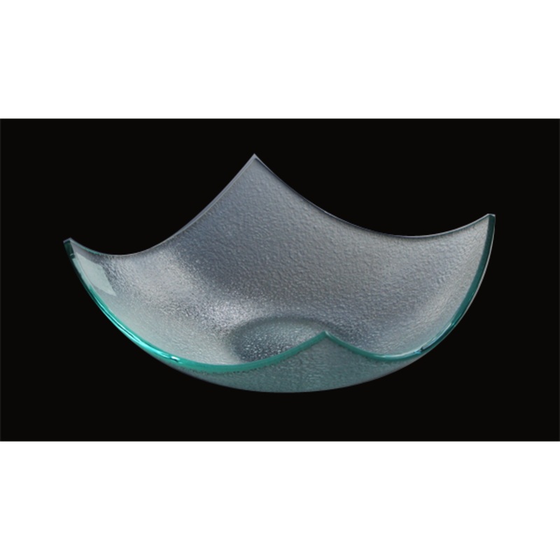 Glass bowl 20x20cm