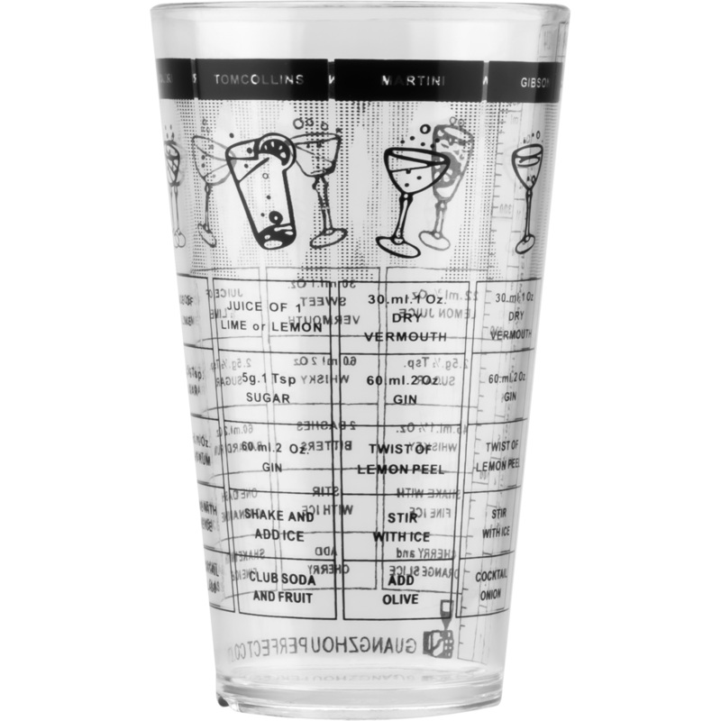 Polycarbonate Boston shaker 750ml