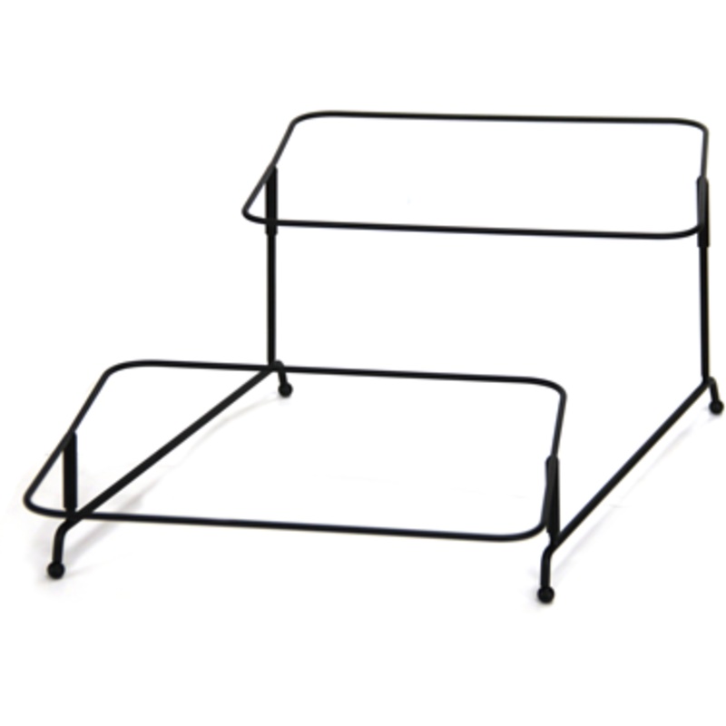 Two tier platter display stand 50cm