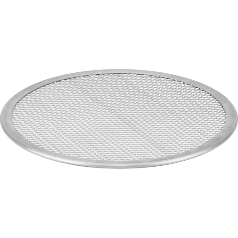 Aluminium perforated pizza tray 28cm