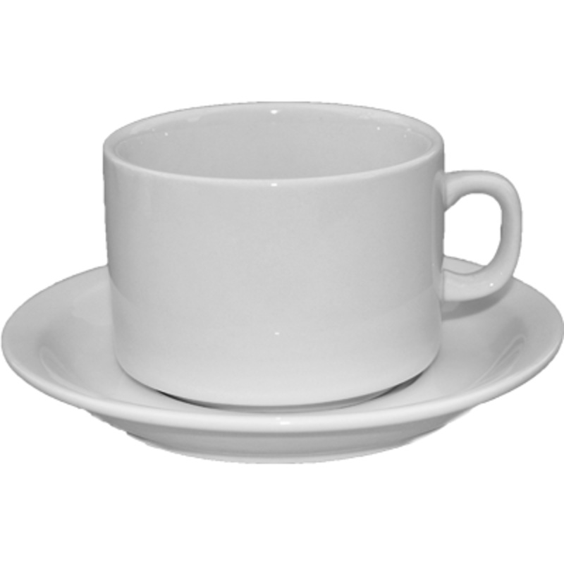 Basics cup with saucer 90ml