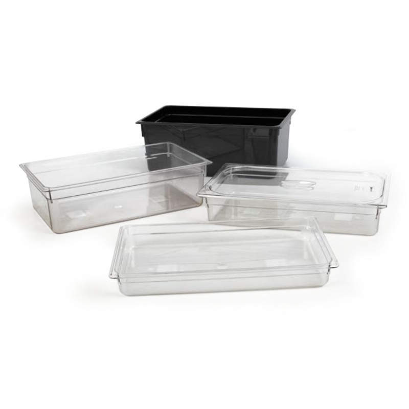Polycarbonate gastronorm storage container GN 1/1 transparent 19.5 litres