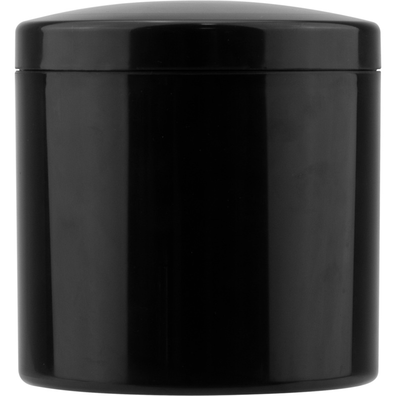 Polycarbonate ice bucket with lid black 1 litre