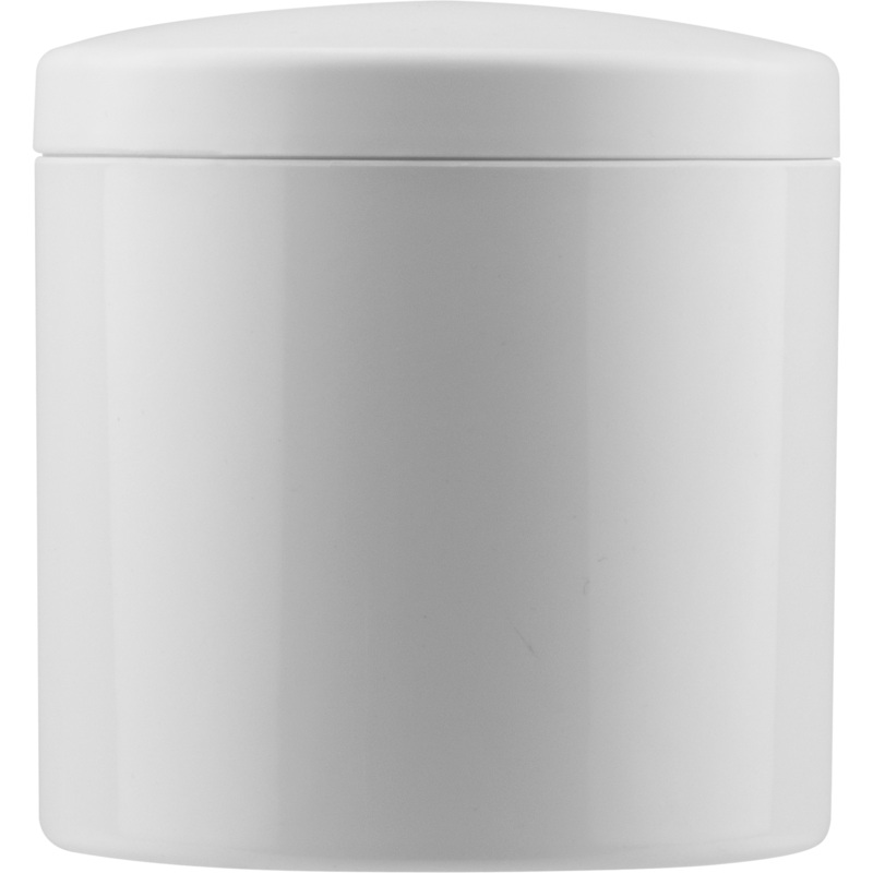 Polycarbonate ice bucket with lid white 1 litre