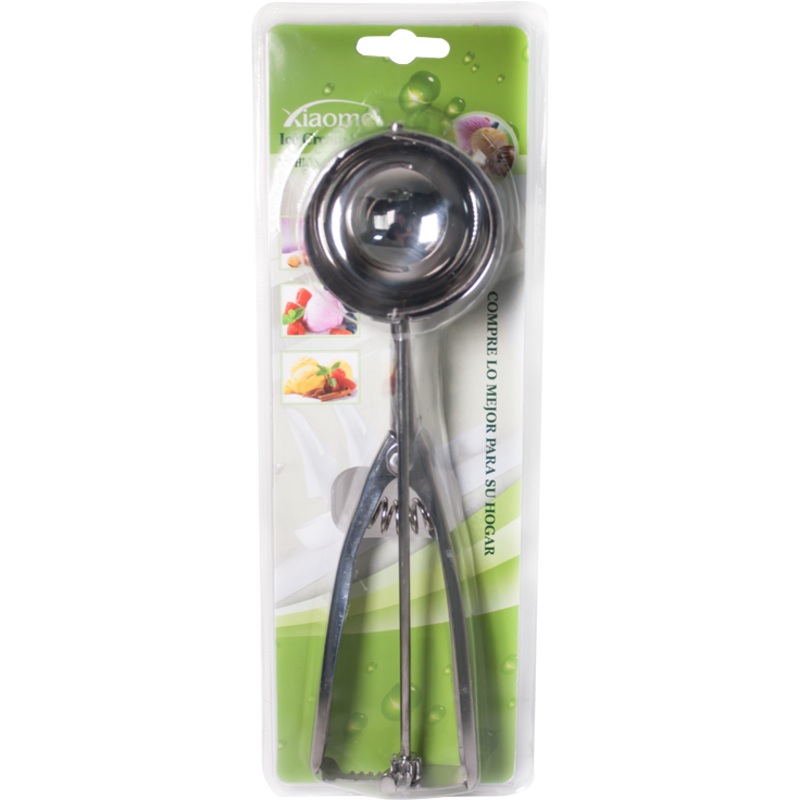Ice cream scoop with spring loaded handle 6cm