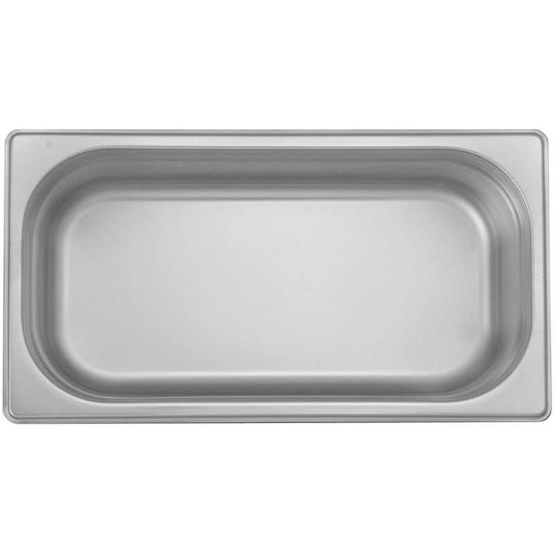 Stainless steel 18/10 gastronorm container GN 1/3 20mm 600ml