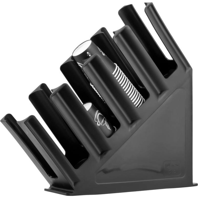 Cup dispenser with four sections 47cm