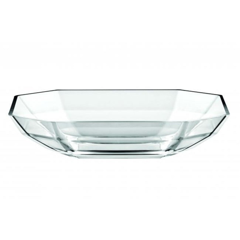 Glass platter 33x33cm