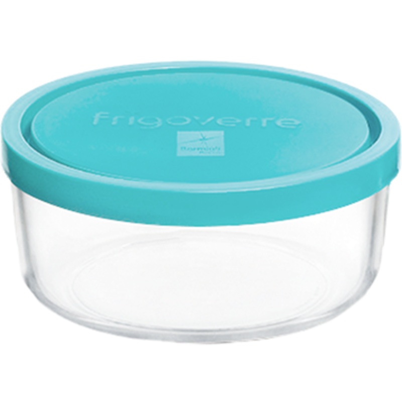 Round glass storage box 12x5.2cm 450ml