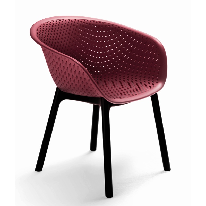 Chair "Havana" red wine 74cm