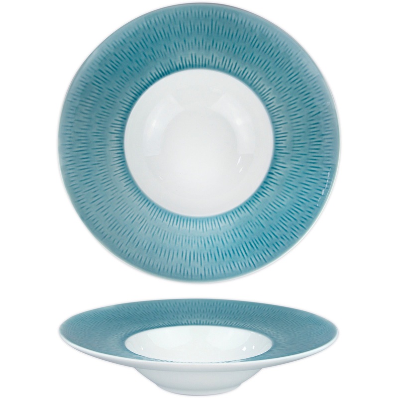 Hella Blue pasta plate "Light Summer Blue" 24cm