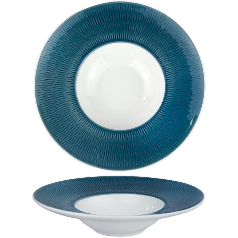Hella Blue pasta plate "Steel Blue" 24cm