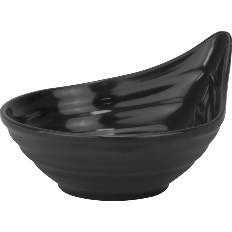 Melamine drop ramekin black 115ml