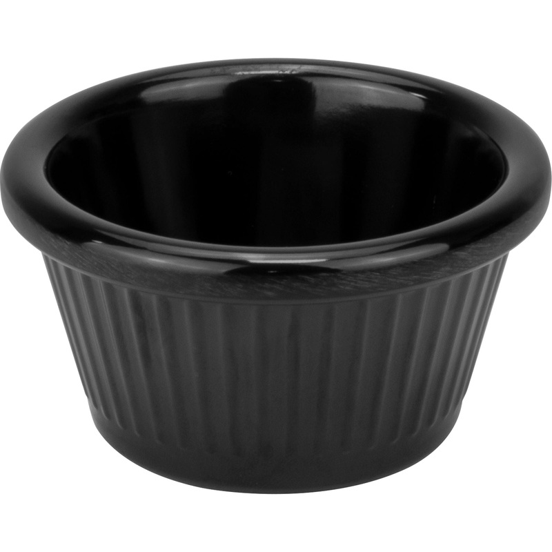 Melamine ramekin black 30ml
