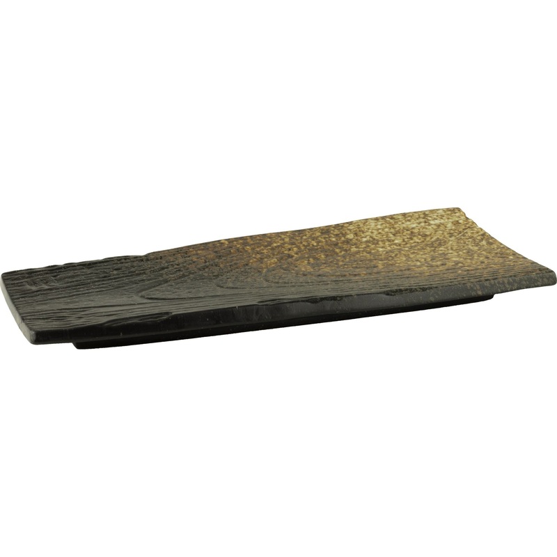 Ember ceramic platter 36.5x15.5cm