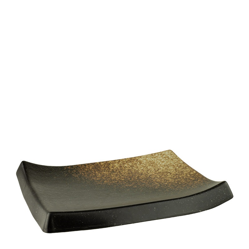 Ember ceramic rectangular platter 28.2x21.3cm