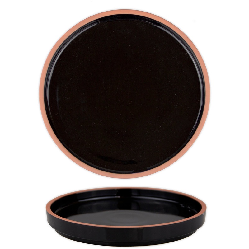 Hella Black flat plate 28cm