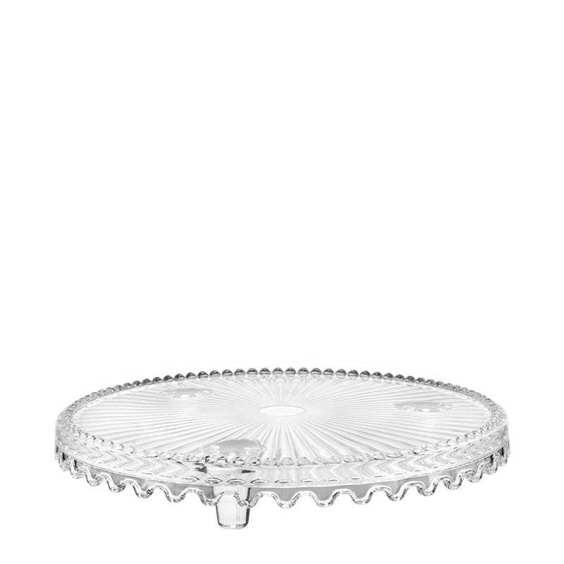Alira glass cake stand 22x5cm