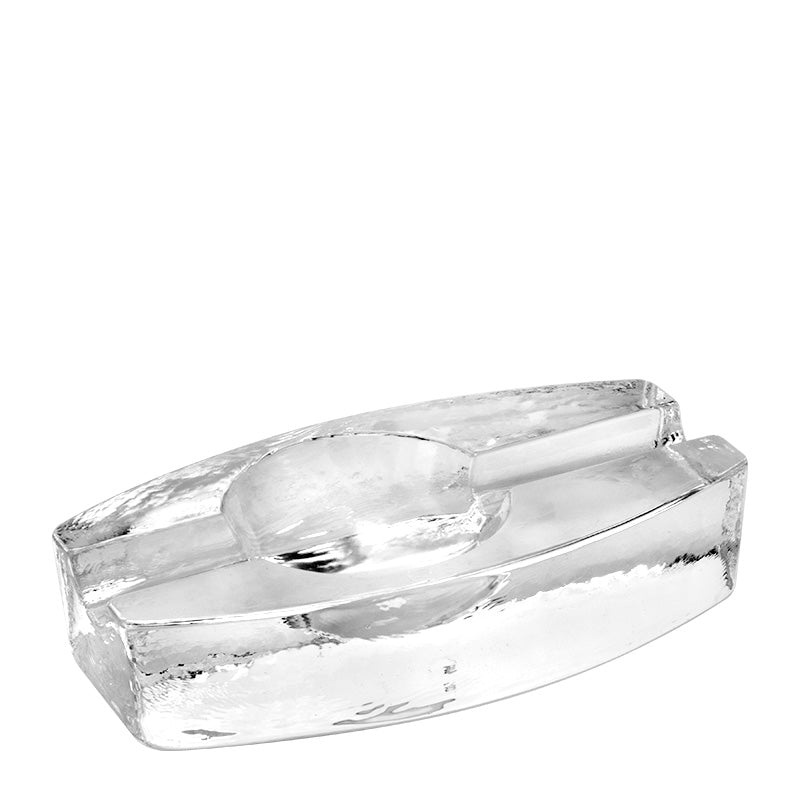Alira glass cigar ashtray 17x9cm