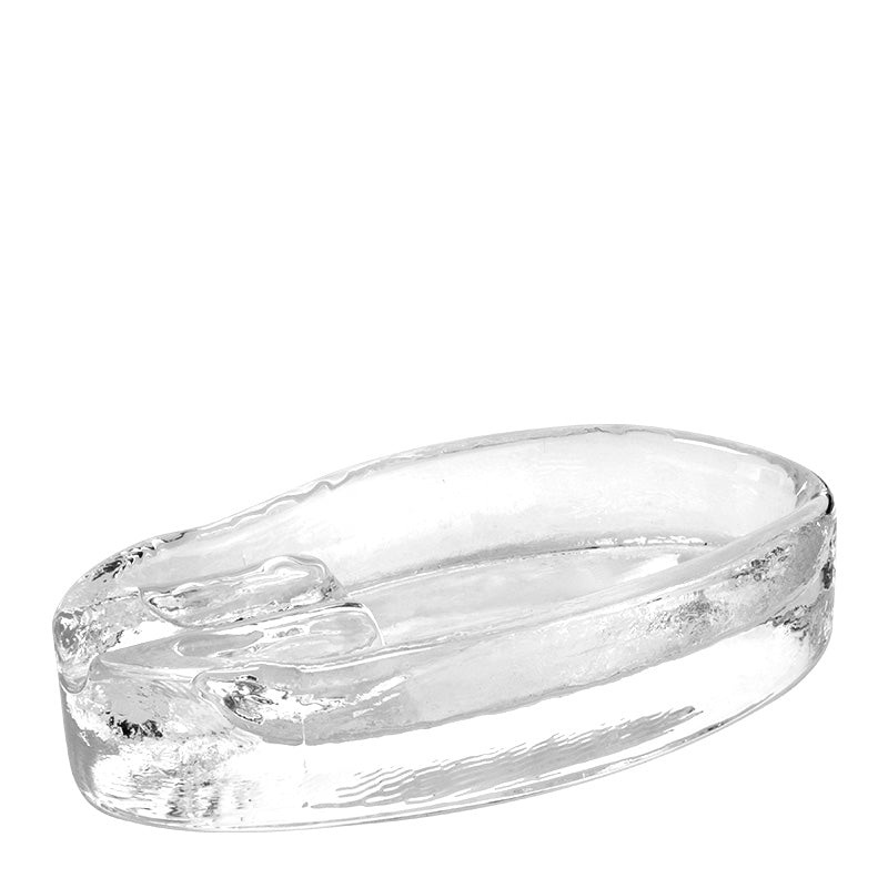 Alira glass cigar ashtray 18x8cm