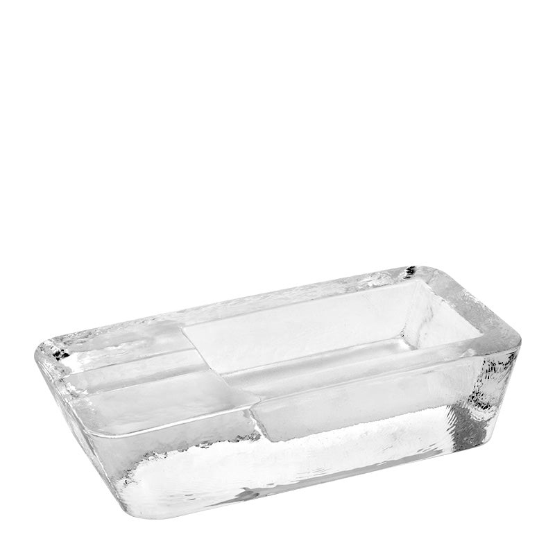 Alira glass cigar ashtray 18x9cm